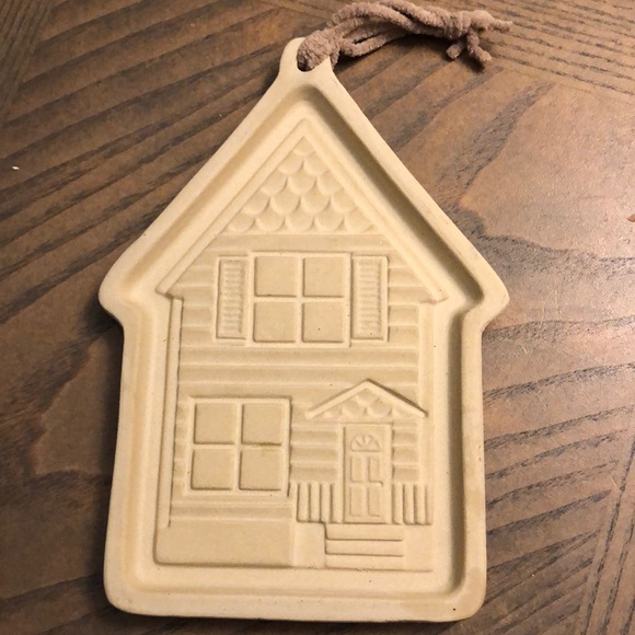 Vintage Pampered Chef 20th anniversary stoneware shortbread pan - Picture 1 of 5